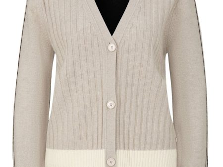 Smoke Beige Ciela Cardigan Hot on Sale