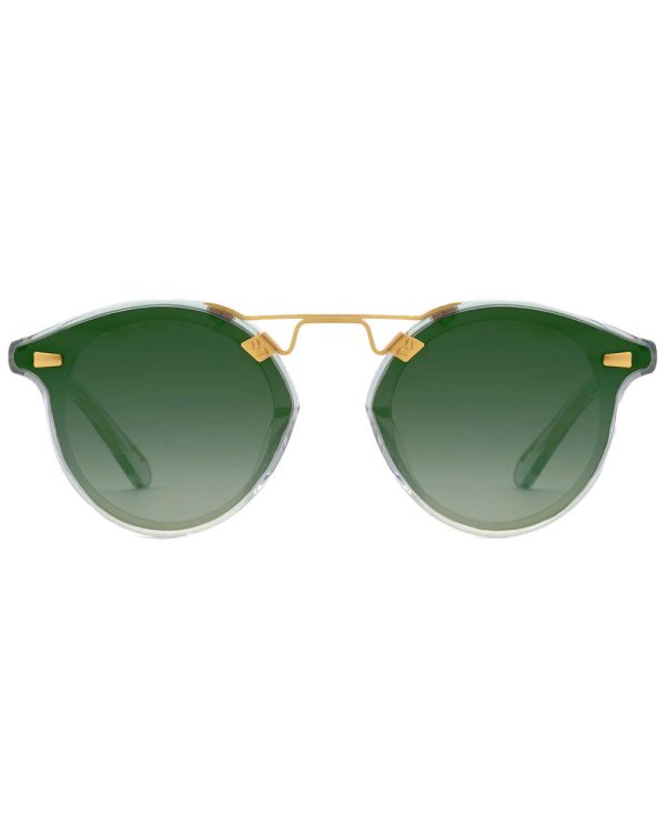 STL Nylon Sunglasses in Lagoon 24K Mirrored Online Hot Sale