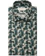 Tropical Print Dress Shirt For Sale