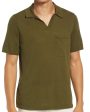 Army Ryan Cotton & Linen Blend Polo For Sale