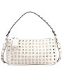 Small Rockstud Shoulder Bag in Light Ivory Online