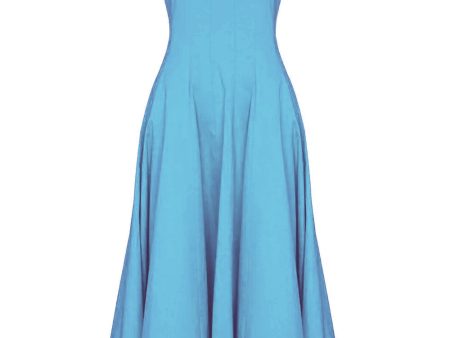 Azure Wells Midi Dress on Sale