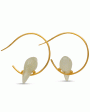 18k Yellow Gold Moonstone Tallulah Birdie Earrings on Sale