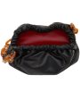 Twist Mini Cloud Clutch in Black Flamma Online Sale