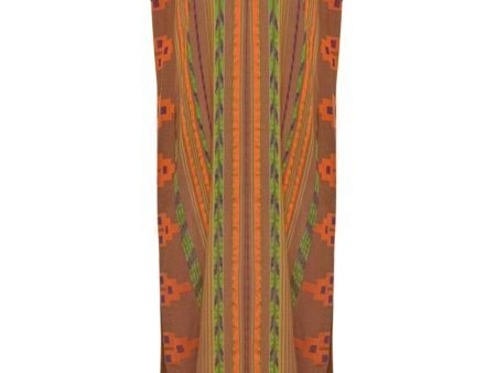 Beige and Orange Stripe Achatis Caftan Maxi Dress Sale