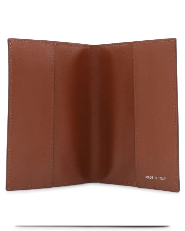 360 Leather Passport Holder in Tan Discount