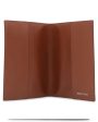 360 Leather Passport Holder in Tan Discount