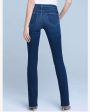 Ruth High Rise Straight Jean in Atwood Discount