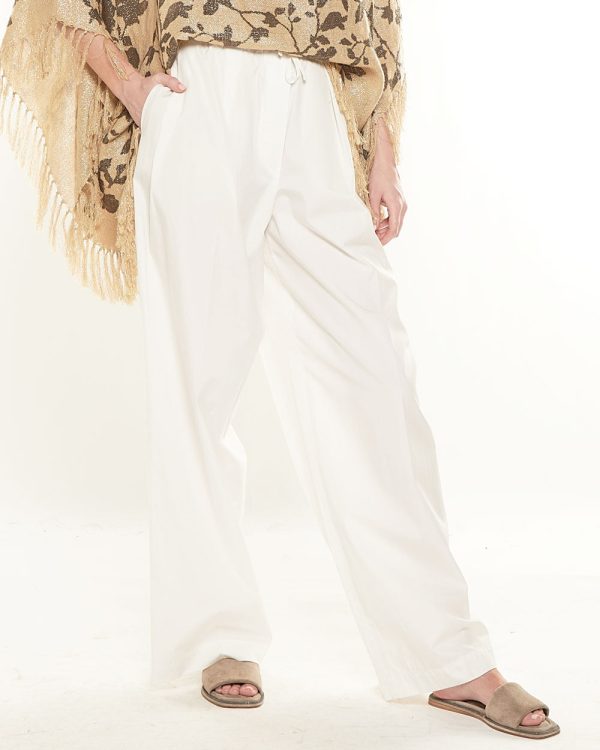 Bianco Pleated Trouser Cheap