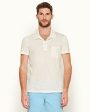 Wade Polo Shirt in White Sand Hot on Sale