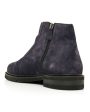 Suede Slip On Boot in Navy Hot on Sale