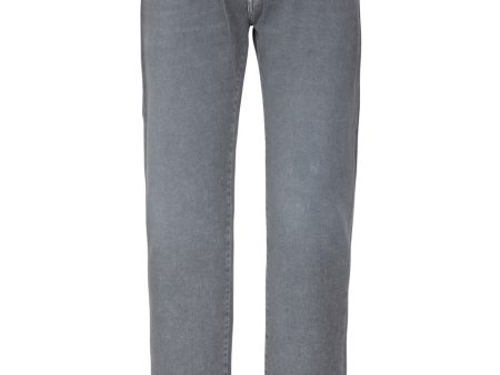 Washed Grey Vintage Denim Pant Hot on Sale