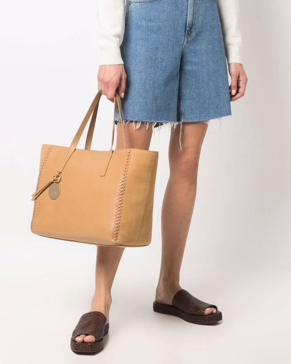 Tilda Tote in Biscotti Hot on Sale