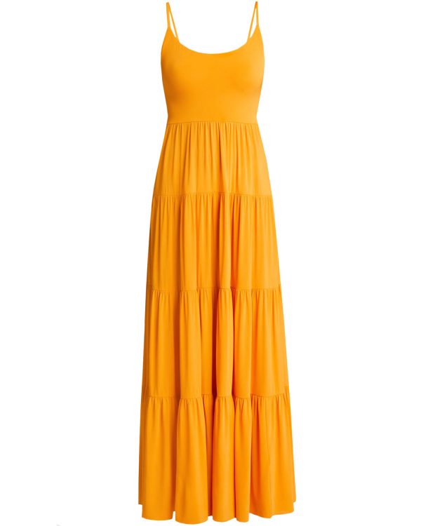 Saffron Sleeveless Rosalynn Maxi Dress Discount