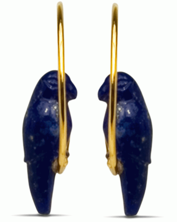 18k Lapis Tallulah Birdie Earrings For Cheap