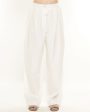 Bianco Pleated Trouser Cheap