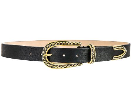 Sophia Belt in Black and Gold Fashion