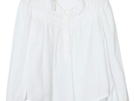 White Larsen Top on Sale