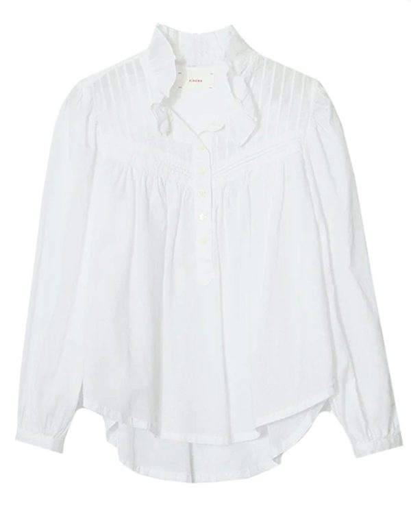 White Larsen Top on Sale