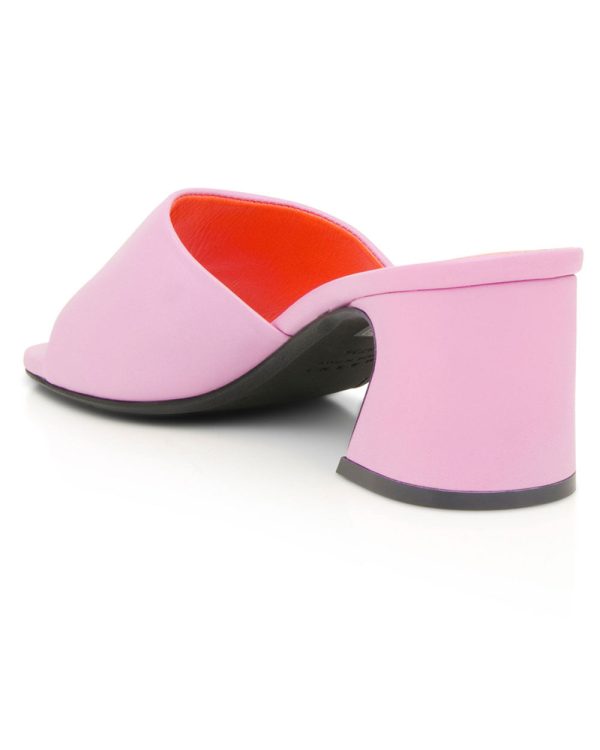 Sandal Mule Padded in Pink Fashion