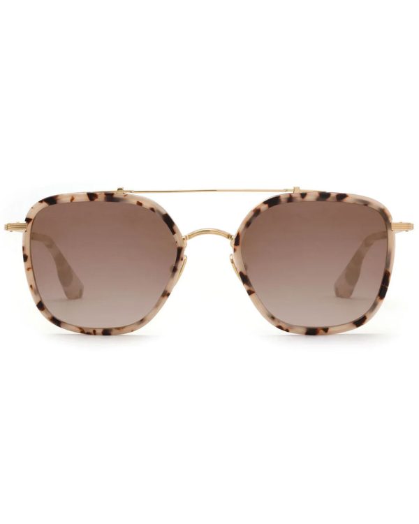 Austin Sunglasses in Matte Oyster 24K Titanium Mirrored Online