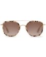 Austin Sunglasses in Matte Oyster 24K Titanium Mirrored Online