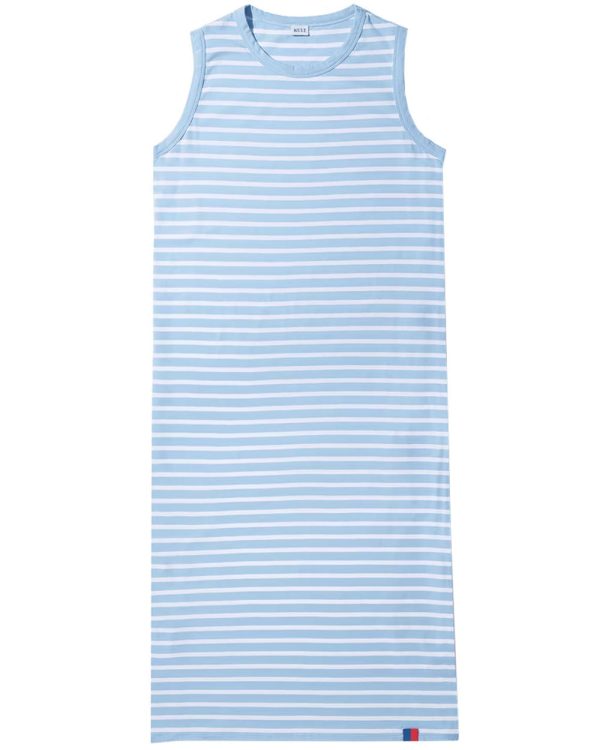 The Tank Dress in Scandi Blue and Cream Stripe For Sale