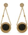 20k Yellow Gold Antiquity Coin Earring Discount