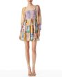 Vintage Summer Patchwork Smocked Rowen Mini Dress Online Sale