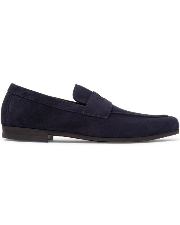 Thorne Suede Loafer in Navy Online now