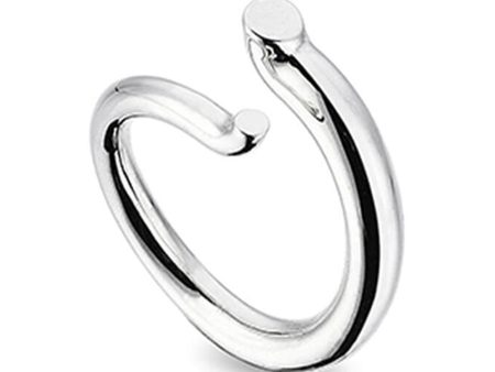 Sterling Silver Curve Ring Cheap