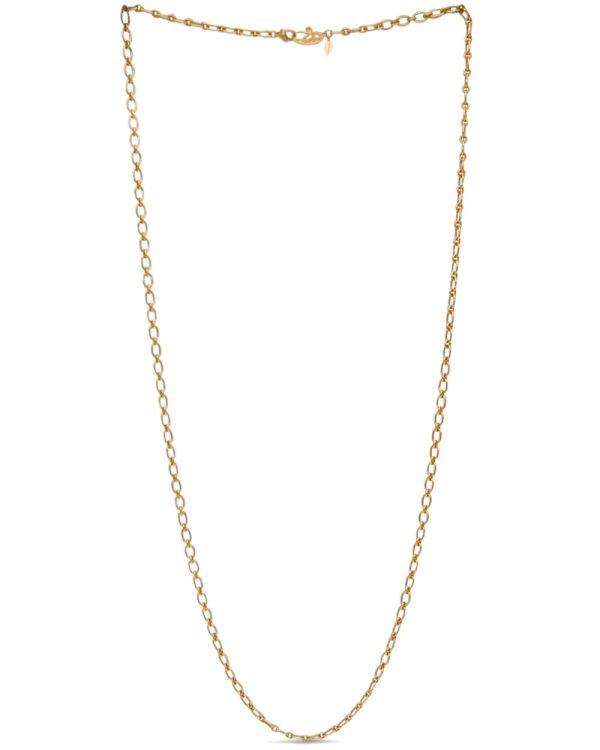 20k Yellow Gold Diamond Antiquity Chain Necklace Discount