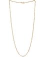 20k Yellow Gold Diamond Antiquity Chain Necklace Discount