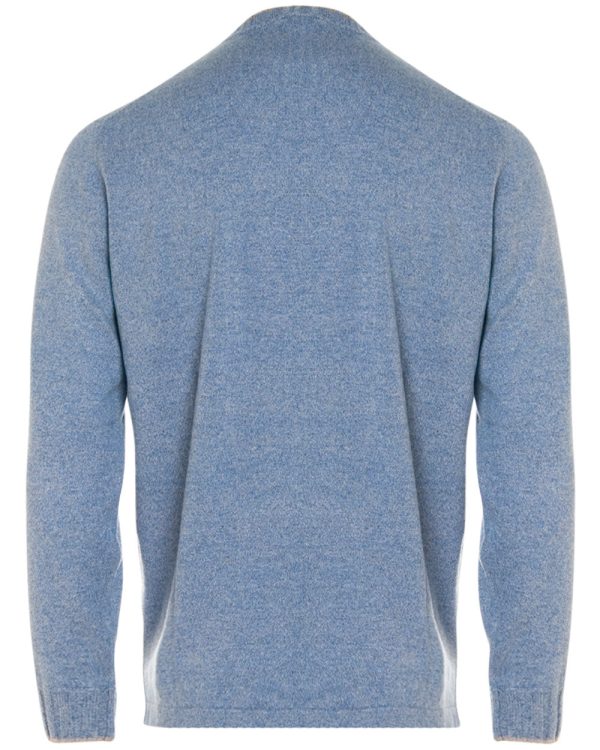 Azzurro Melange Cashmere Sweater Sale