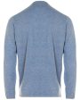 Azzurro Melange Cashmere Sweater Sale