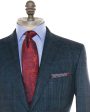 Teal and Rust Check Sportcoat For Sale