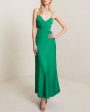 Spruce Satin Blakely Midi Dress Fashion