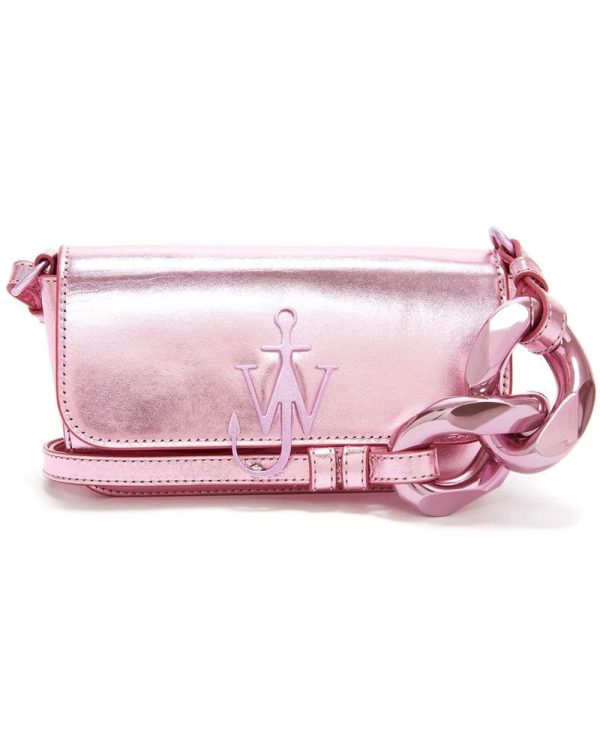 Tonal Chain Baguette Anchor Bag in Pink Supply