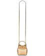 VLOGO Signature Mini Bucket Bag in Antique Brass For Sale