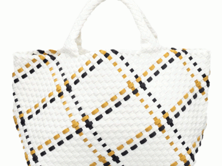 St. Barths Medium Tote In Plaid Malibu For Sale