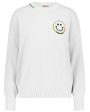 Starch Cashmere Smiley Crewneck Pullover For Discount