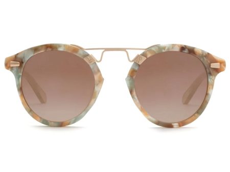 St. Louis II Sunglasses in Pearlescent and Sweet Tea Online