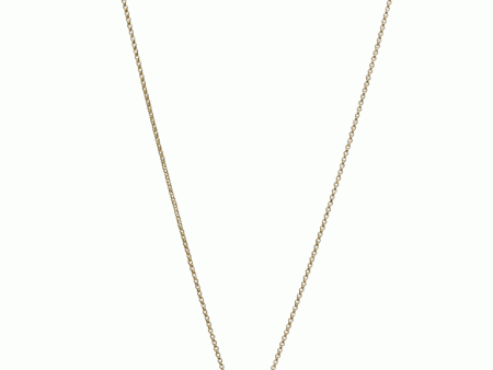 18k Yellow Gold Bell Jar Necklace Fashion