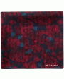 Red and Navy Camo Houndstooth Pocket Square Sale