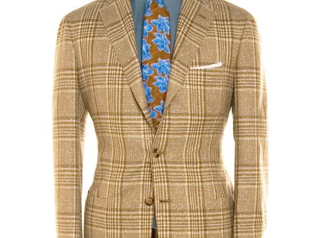 Rust and Ivory Plaid Sportcoat Discount