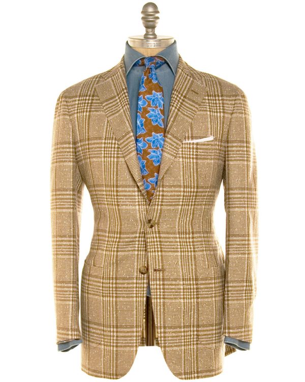 Rust and Ivory Plaid Sportcoat Discount