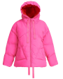 Shocking Rose Chameleon Puffer Jacket Online Sale