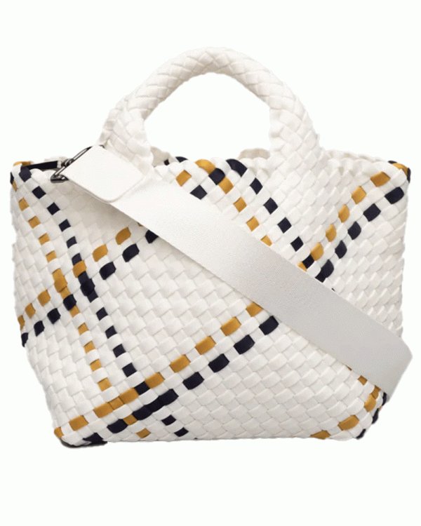 St. Barths Mini Tote Plaid Malibu For Cheap