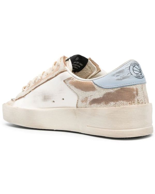 Stardan Sneaker in White and Blue Fog For Sale