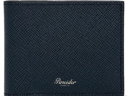 720 Leather Bifold Wallet in Blue Hot on Sale